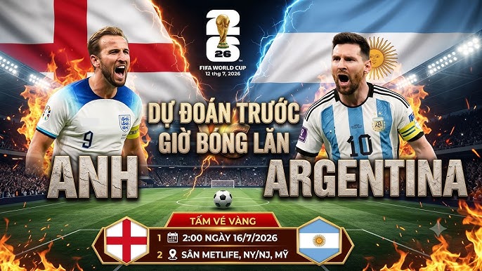 OK9 - Soi kèo Anh vs Argentina: Nhận định bán kết World Cup 2026 5 OK9 - Soi kèo Anh vs Argentina: Nhận định bán kết World Cup 2026